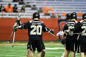 Army attack Brendan Nichtern, pictured in 2019, had a seven point performance against UMass in the 2020 season-opener and tallied 15 points over the next two games.